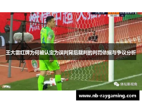 王大雷红牌为何被认定为误判背后裁判的判罚依据与争议分析